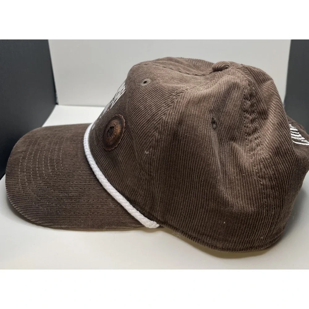 Lainey Wilson Hat Unisex‎ OSFM Brown Good Horses Corduroy Rope Concho